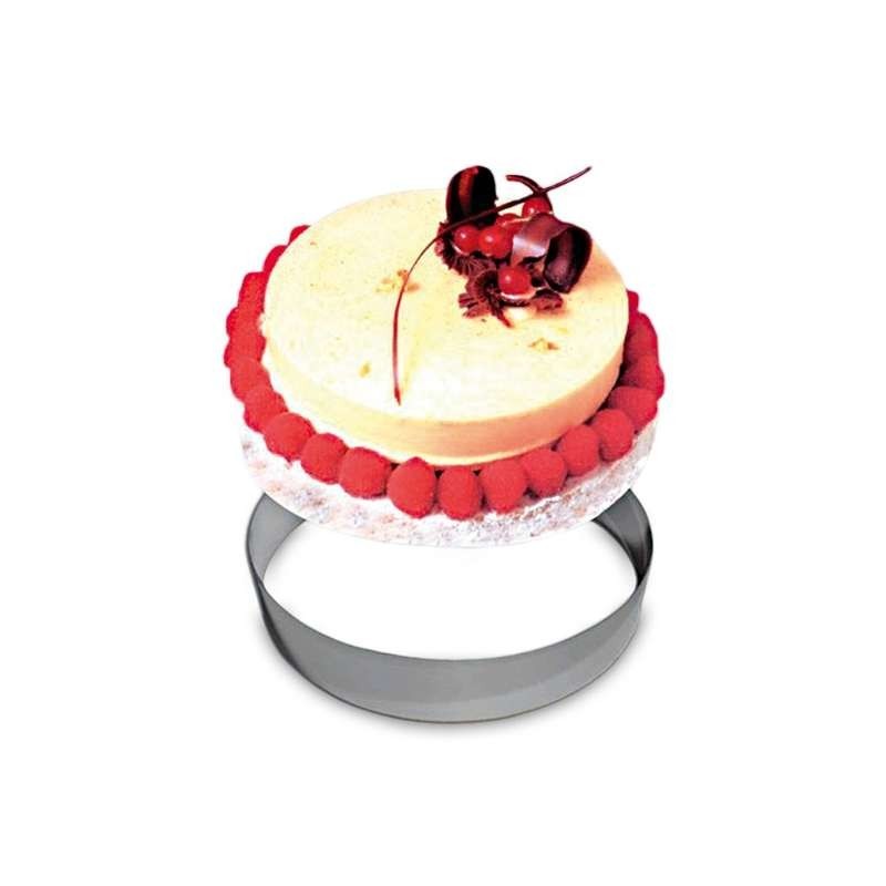 Cercle à Pâtisserie Inox - Ø 24cm - H 6cm