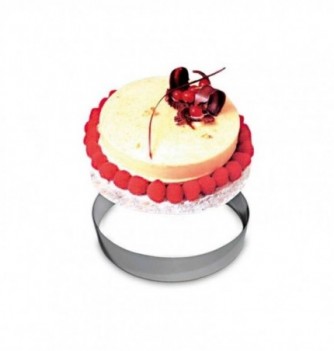 Cercle à Pâtisserie Inox - Ø 22cm - H 6cm