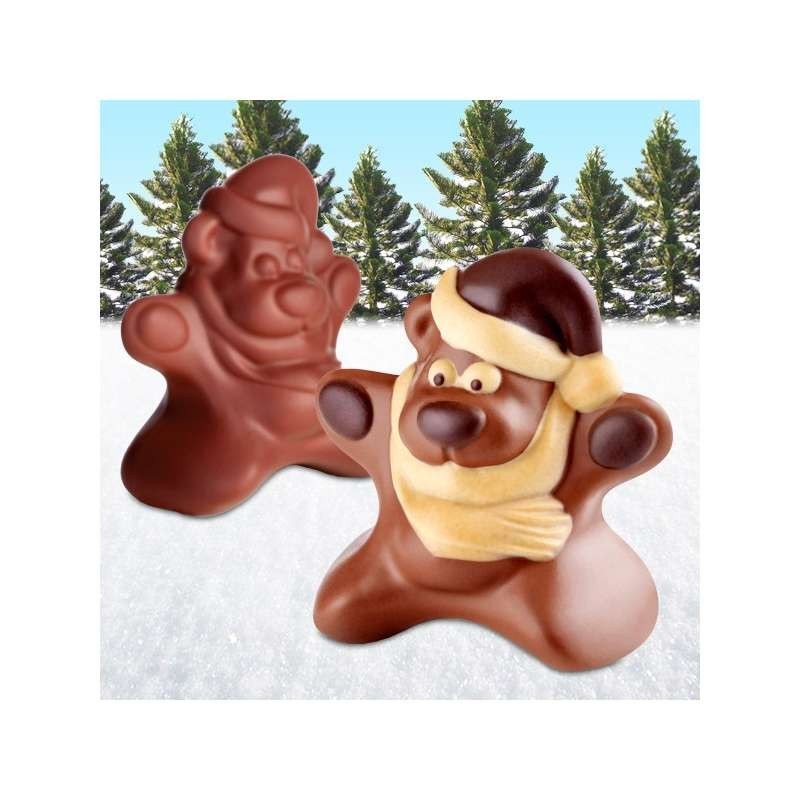 Moule Chocolat Noël Etoile Ourson