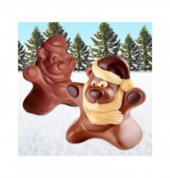 Chocolate Mould - Set of 2 Bears Stars