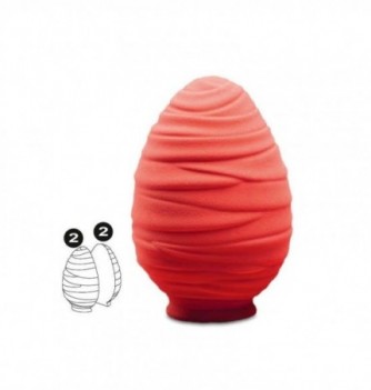 Plastic mold - 2 Eggs+Media set 200mm