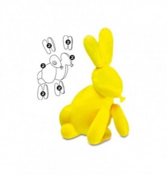 Chocolate Mould - Set of 2 Balloons Rabbits (125x90x200mm)