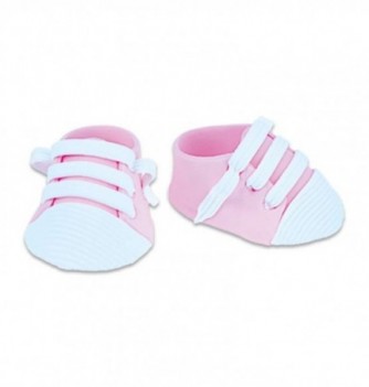 Gumpaste - Pink mini-Sneakers x6 4,5x3,5cm