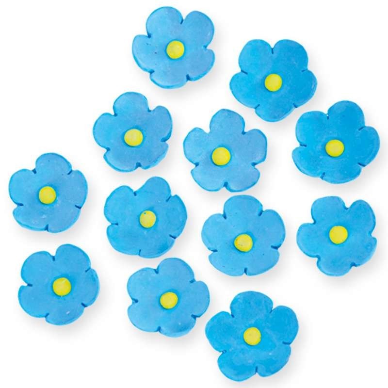 Gumpaste Flowers - Blue Flowers