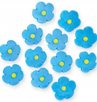 Gumpaste Flowers - Blue Flowers