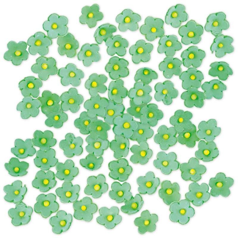 Gumpaste Flowers - Green mini-flowers