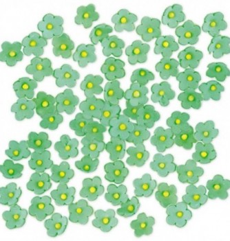 Gumpaste Flowers - Green mini-flowers