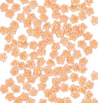 Gumpaste Flowers - Orange mini-flowers