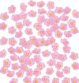 Gumpaste Flowers - Pink mini-flowers