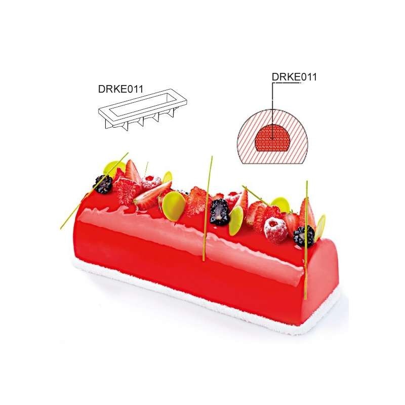 Moule à Insert pour Bûche de Noël en Silicone Pavocake