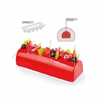 3D Silicone Swiss Cake Mould Yule Log Mold Large Buche Form