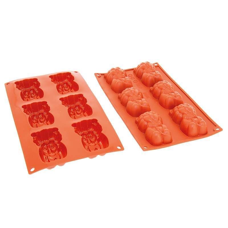 Silicone Mould - Lions Decoflex (6pcs)