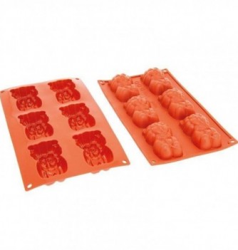 Moule Gâteau Silicone Lions Décoflex - 6pcs