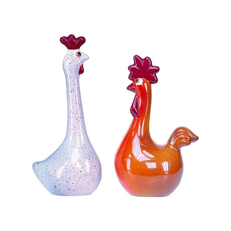 Chocolate Mould - Hen & Rooster Duo (Diam.114x187mm - diam.96x215mm)