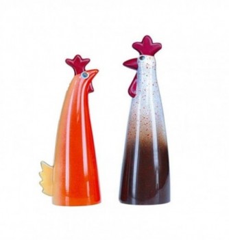 Chocolate Mold - Hen and Rooster 2 pcs - diam.80x236mm -...
