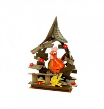 Chocolate Mould - Large Hen & Rooster (136x114x145mm - 129x92x139mm)