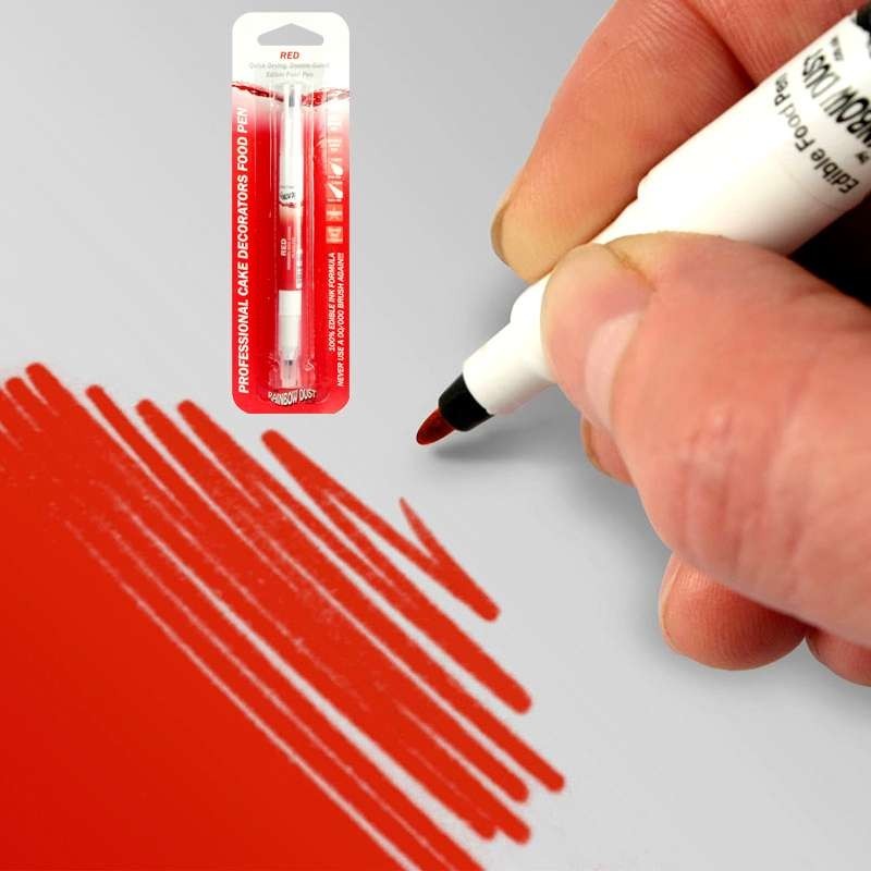 Double-Sided Food Pen - Red