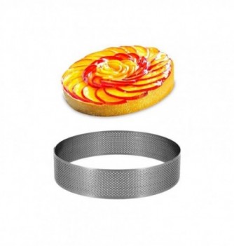 Micro-Perforated Stainless Steel Ring (Ø 12cm - h 3,5cm)
