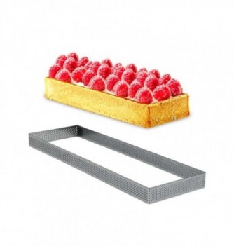 Rectangular Micro Perforated Stainless Steel Frame 29x9x2cm 