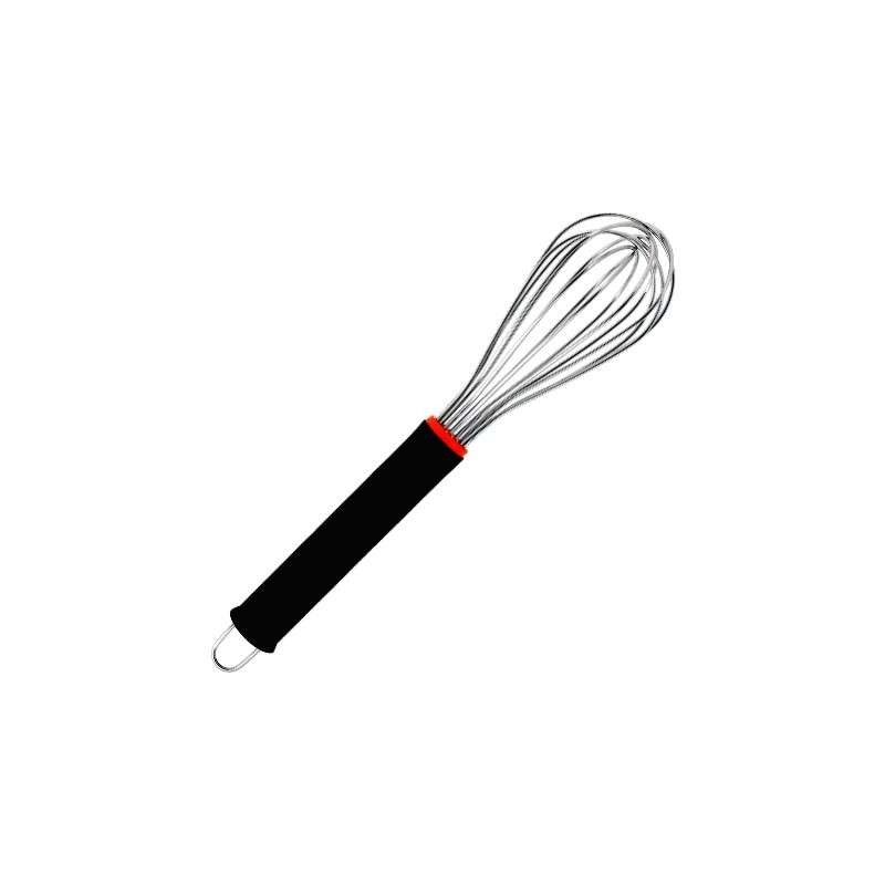 Stainless Steel Whisk with Rubber Handle - 26cm