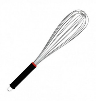 Fouet Cuisine Inox Poignée Caoutchouc 41cm