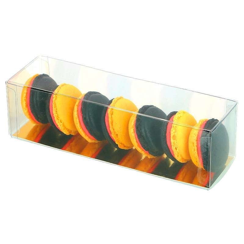 Boite Transparente Macaron pour 6 Pièces