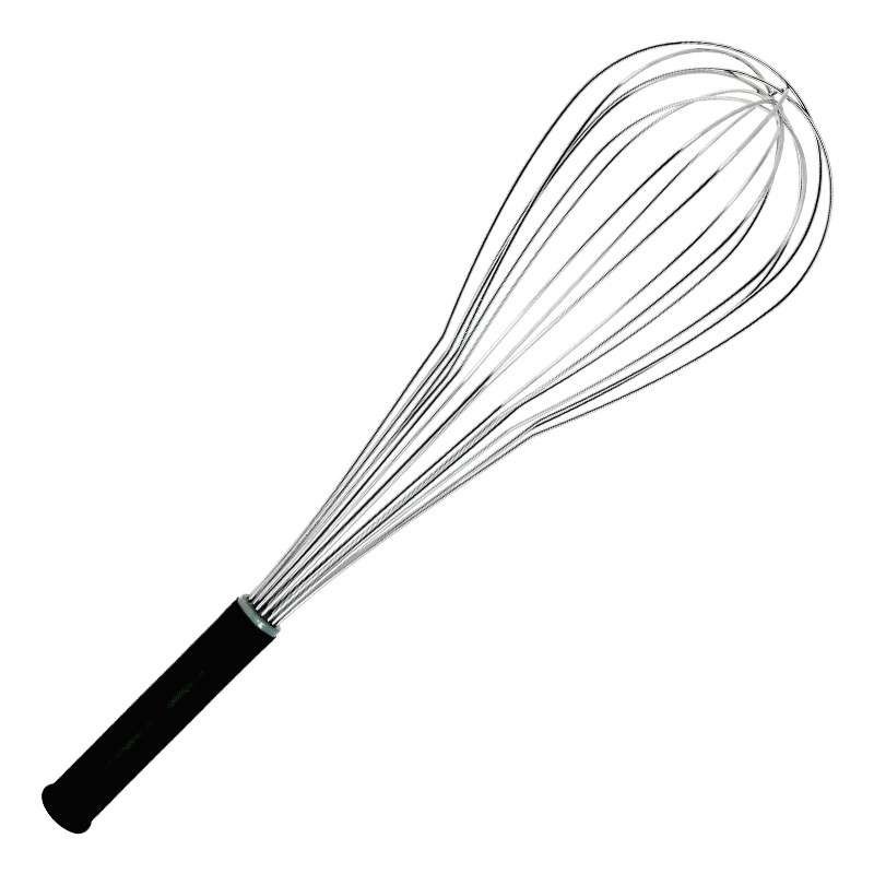 Fouet Cuisine Ballon Inox Poignée Caoutchouc 46cm