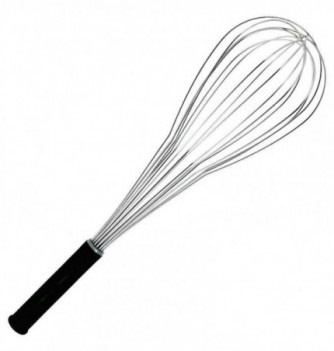 Stainless Steel Whisk with Rubber Handle - 46cm