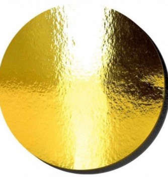 x10 Gold/Black Round Cardboard Cake Base (40cm)