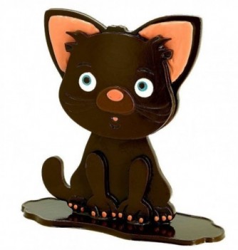 Chocolate Mould - Set of 2 Cats (178x145mm)