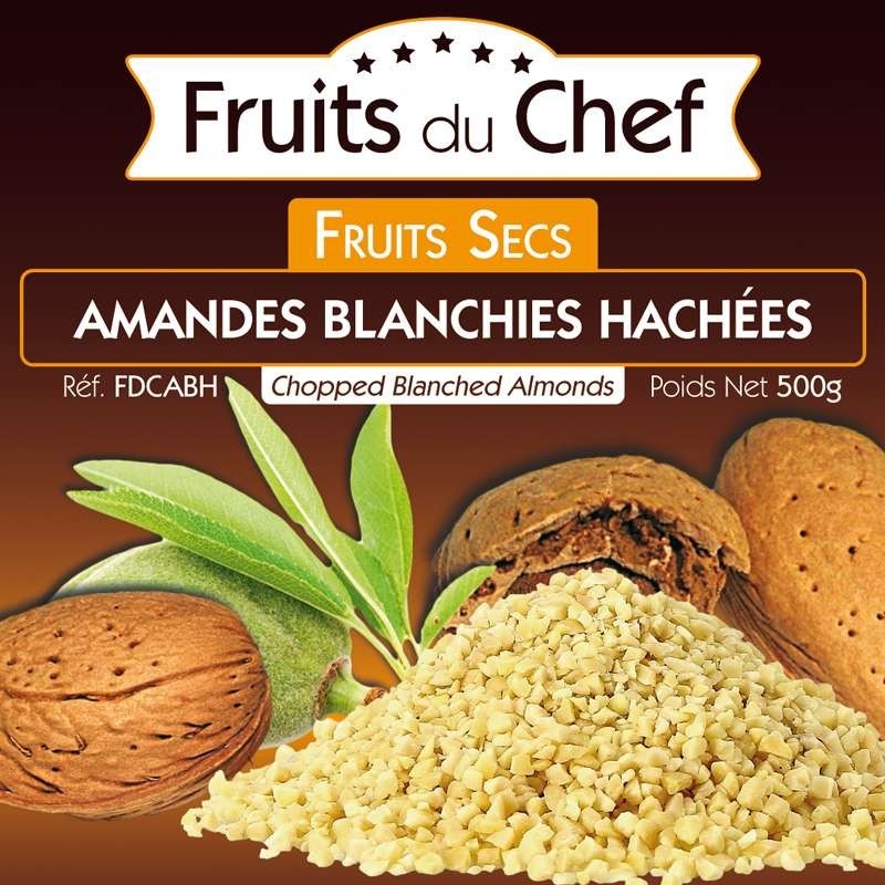 Chopped blanched almonds 500gr