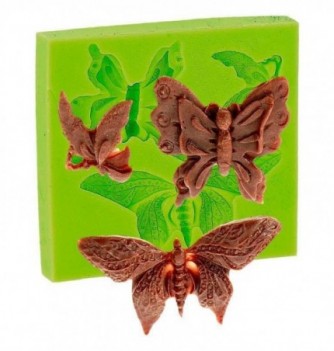 Silicone Mold for Decorations - Butterflies 2-3.5x2-7cm
