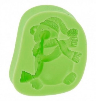 Silicone Mould - Teddy Bear with Trumpet (6x4cm)