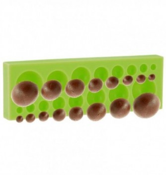 Silicone Mould - Semi Spheres (1.5-2.5x1.5-2.5cm)