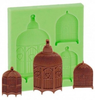 ASSORTIMENT CAGES A OISEAUX 8x4.5-4.5x3.5 cm