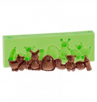 Silicone Mould - Children Frieze (11.5x3cm)