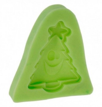 Silicone Mould - Funny Christmas Tree (7.5x5.5cm)