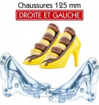 Plastic Mold for Chocolate - Pair of heels 125 mm - 2 pcs