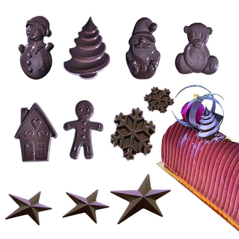 Chocolate Friture Mould - Christmas x8pcs