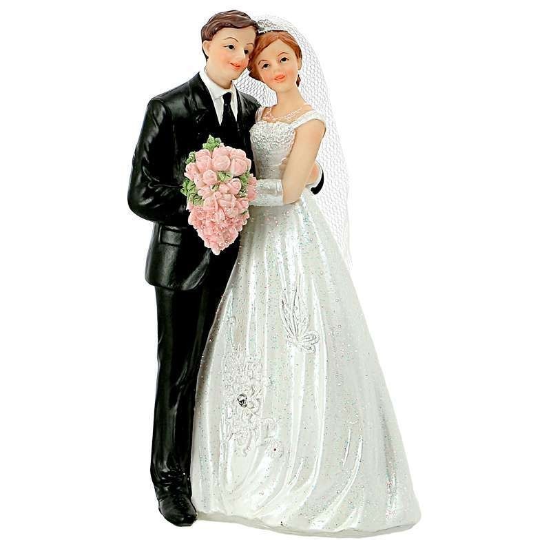 Figurine - Wedding Couple with Bouquet