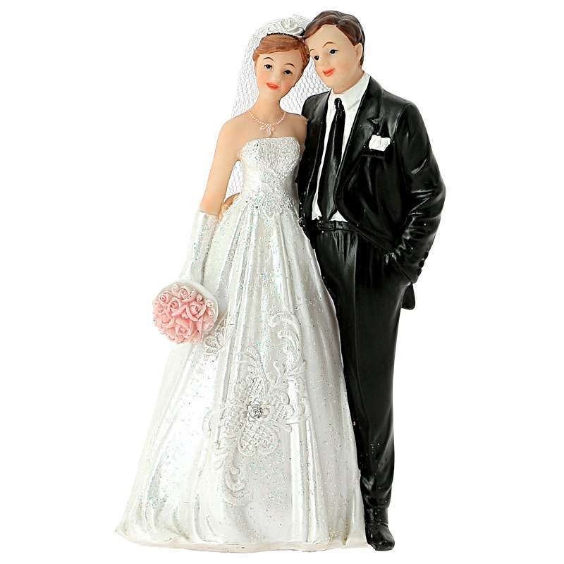 Figurine - Married Couple with Bouquet