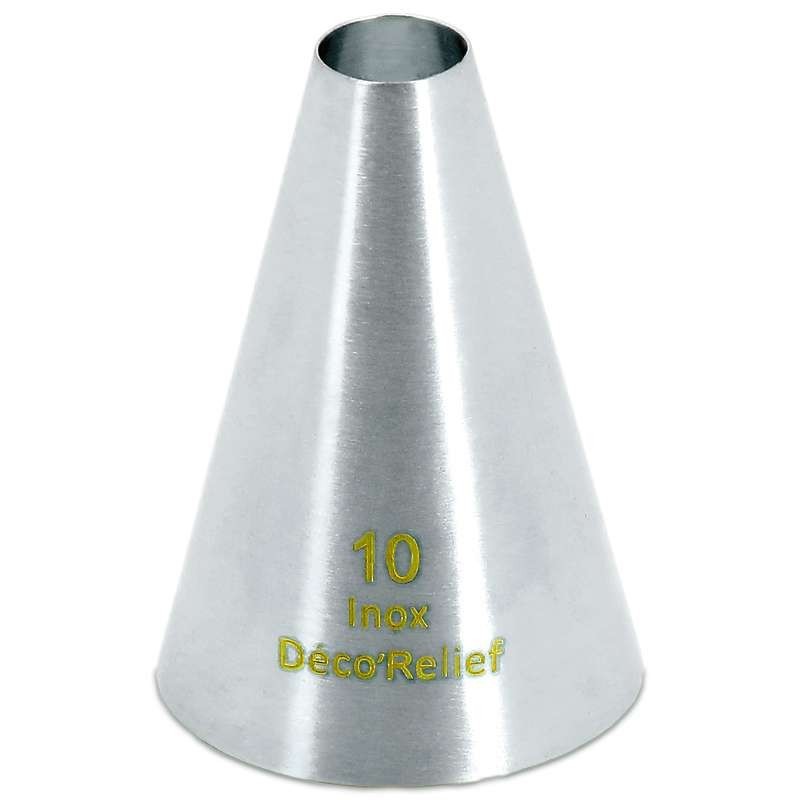 Smooth n°10 - Stainless Steel Piping Nozzle
