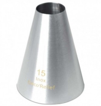 Smooth n°15 - Stainless Steel Piping Nozzle