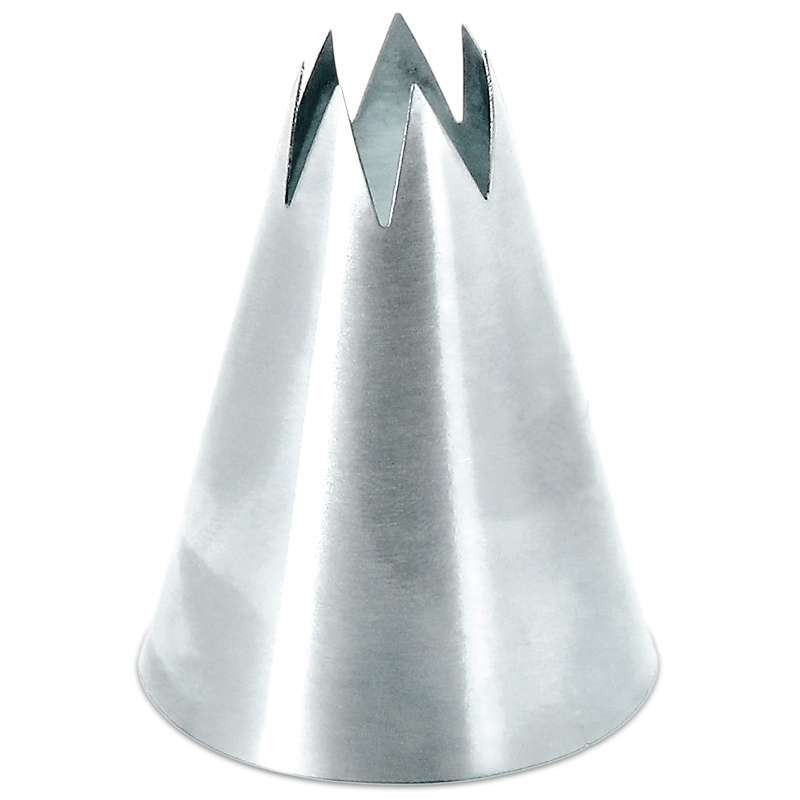 Fluted F7 - Stainless Steel Piping Nozzle