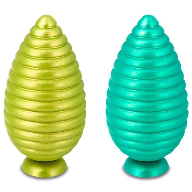 Chocolate Mould - Ribbed Egg (x4)