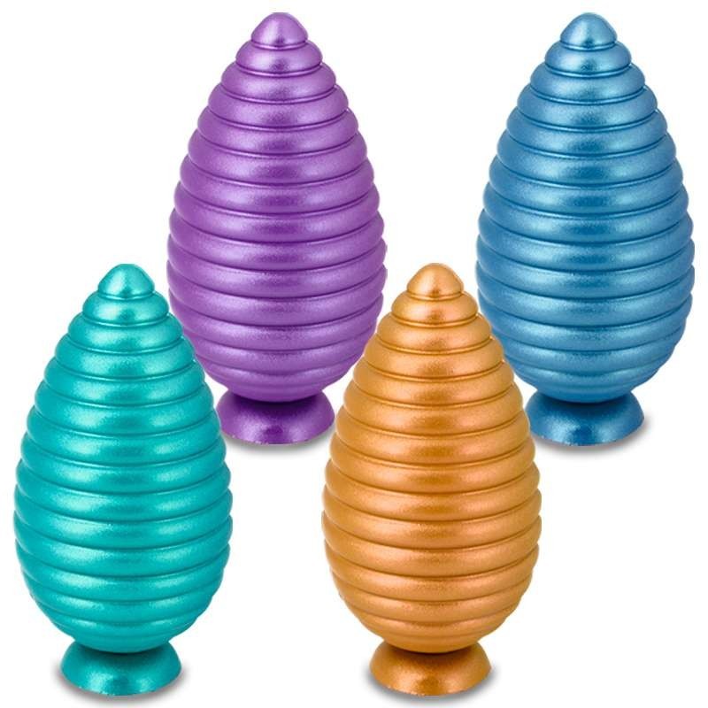 Chocolate Mould - Ribbed Egg (x8)