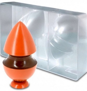 Injected Mould for chocolate - 2 Eggs