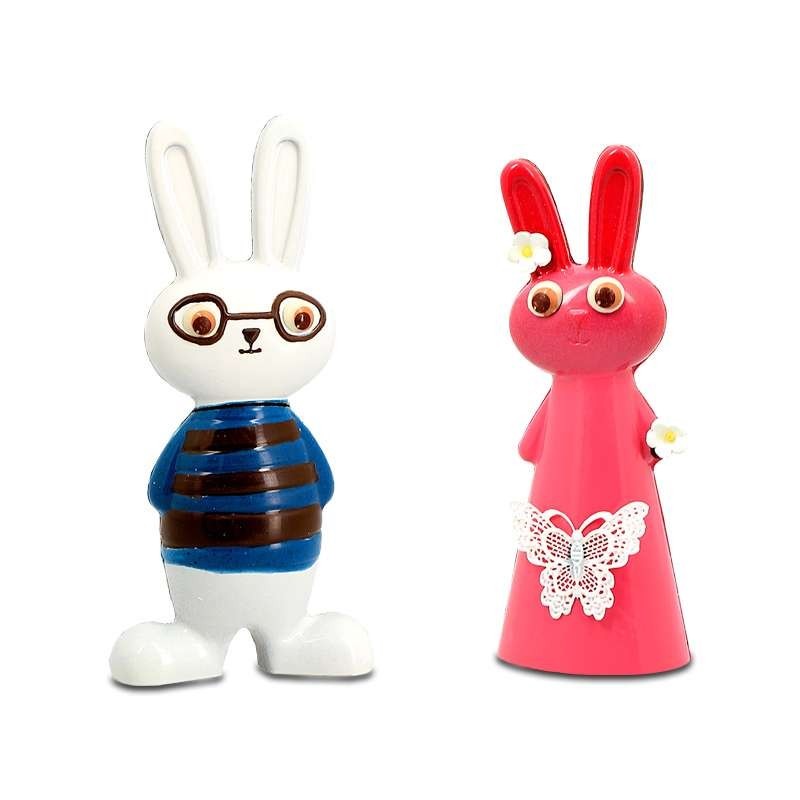 Chocolate Mould - Boy & Girl Rabbit