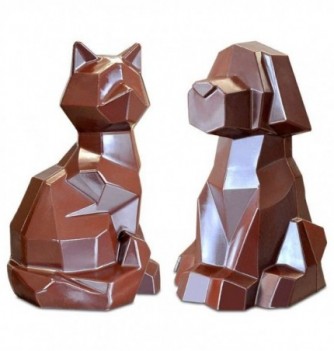 Chocolate Mold Dog & Cat Origami