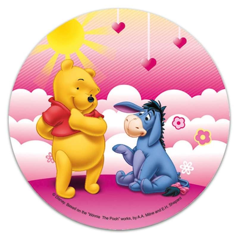 Edible Cake Topper - Winnie & Eeyore